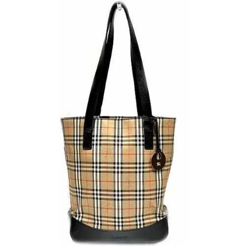 Pre-owned Canvas schultertasche - Burberry Vintage - Modalova