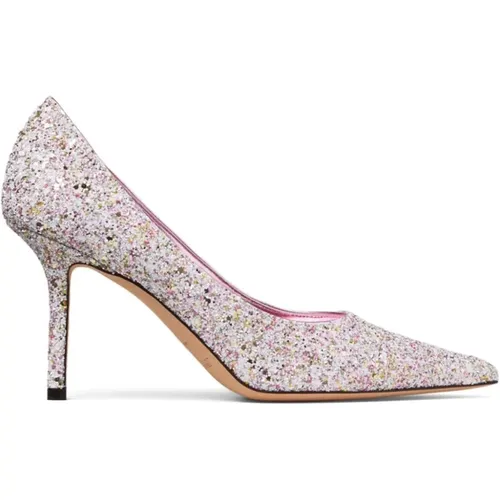 Glitter Pointed Toe Stiletto Heels , female, Sizes: 4 1/2 UK, 5 1/2 UK, 2 1/2 UK, 3 1/2 UK - Jimmy Choo - Modalova