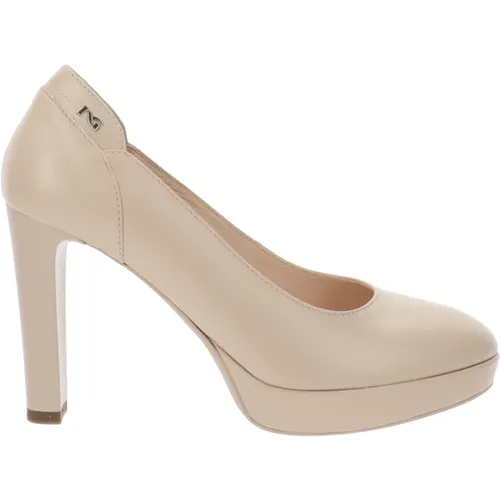Leather High Heel Shoes for Women , female, Sizes: 3 UK, 4 UK, 6 UK, 5 UK - Nerogiardini - Modalova