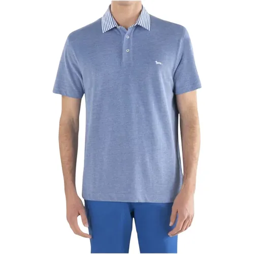 Gestreiftes Baumwoll-Poloshirt , Herren, Größe: XL - Harmont & Blaine - Modalova