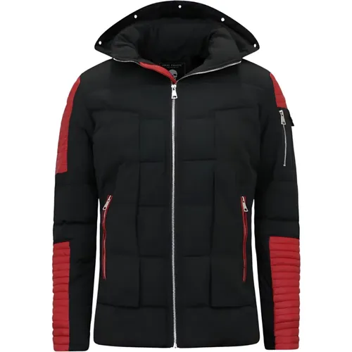 Winter Jackets for Men with Hood , male, Sizes: XL, S, M - Enos - Modalova
