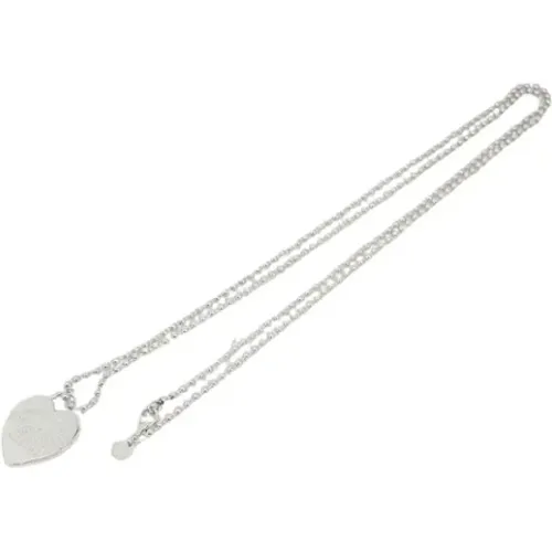 Pre-owned Silver necklaces , Damen, Größe: ONE Size - Tiffany & Co. Pre-owned - Modalova
