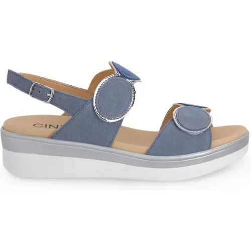 Flat Sandals , female, Sizes: 7 UK, 4 UK - Cinzia Soft - Modalova