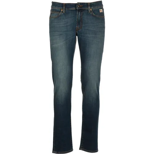 Classic Denim Jeans for Men , male, Sizes: W36, W34, W35, W32 - Roy Roger's - Modalova