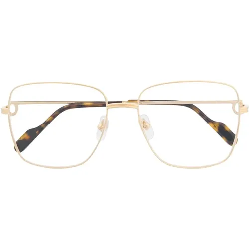 Gold Optical Frame, Everyday Essential , female, Sizes: 56 MM - Cartier - Modalova