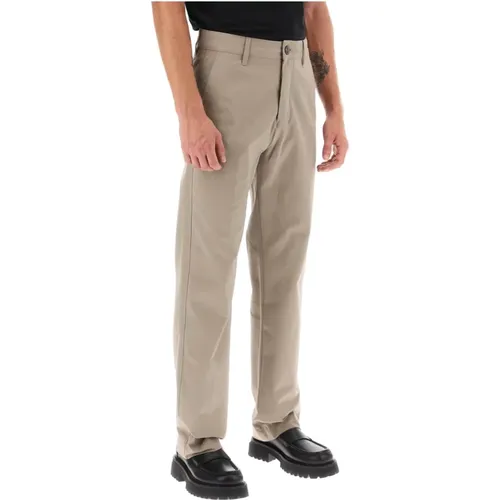 Baumwoll Chino Hose , Herren, Größe: L - Ami Paris - Modalova