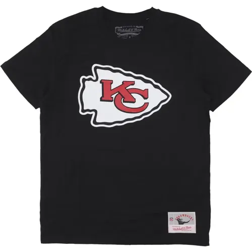 Kansas City Chiefs Logo Tee Schwarz , Herren, Größe: L - Mitchell & Ness - Modalova