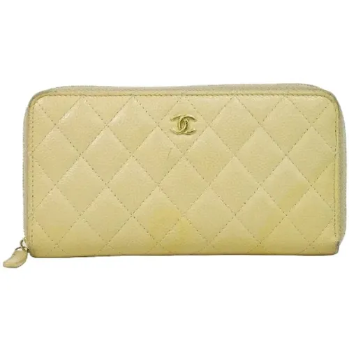 Pre-owned Leather wallets , female, Sizes: ONE SIZE - Chanel Vintage - Modalova