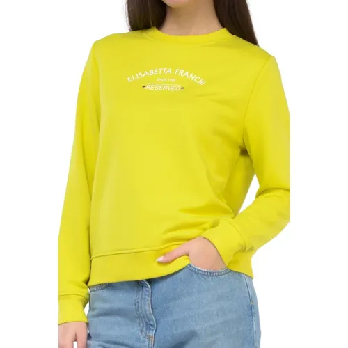 Gelbe Pullover für Frauen , Damen, Größe: XS - Elisabetta Franchi - Modalova