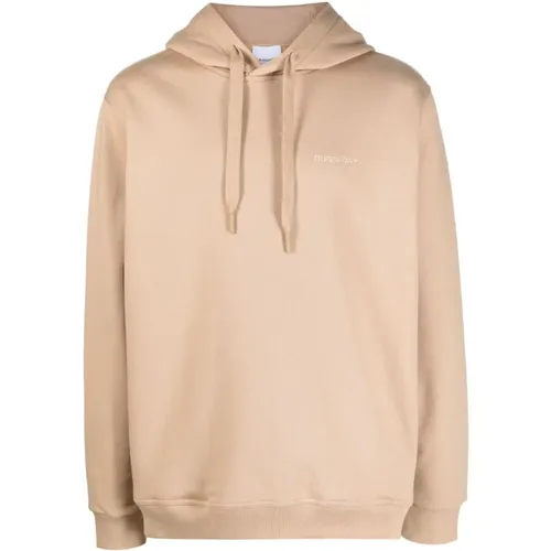 Hoodie with Drawcord Hood and Side Slip Pockets , male, Sizes: XL, S - Burberry - Modalova