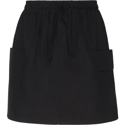 Cotton Skirt with Pockets , female, Sizes: S, XS, M - Mariuccia Milano - Modalova