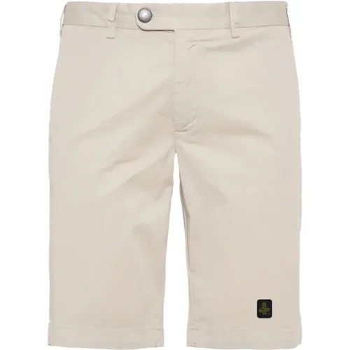 Cotton Blend Bermuda Shorts , male, Sizes: W30, W31 - RefrigiWear - Modalova