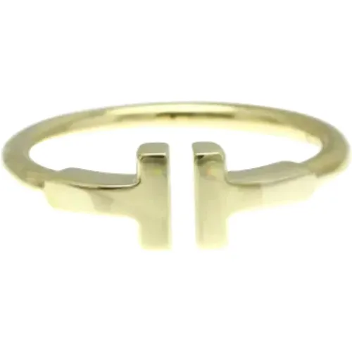 Pre-owned Gold rings , female, Sizes: ONE SIZE - Tiffany & Co. Pre-owned - Modalova