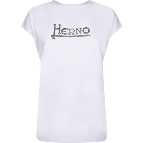 T-Shirts , Damen, Größe: S - Herno - Modalova