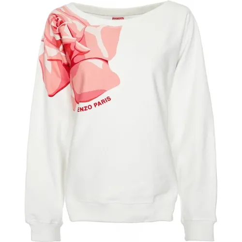 Rose Batwing Sweatshirt Kenzo - Kenzo - Modalova