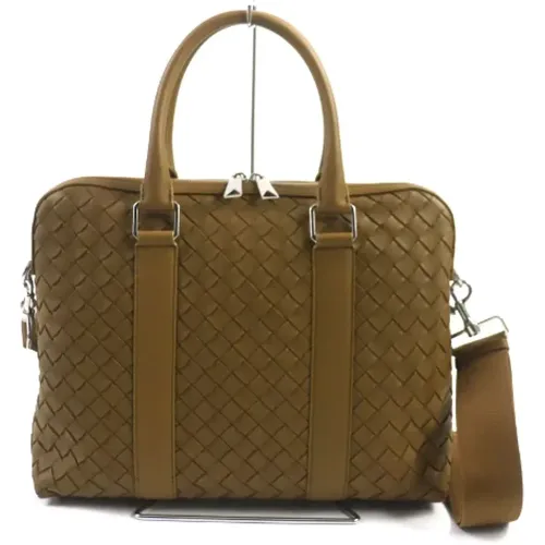 Pre-owned Leder aktentasche - Bottega Veneta Vintage - Modalova