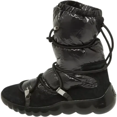 Pre-owned Fabric boots , female, Sizes: 7 UK - Moncler Pre-owned - Modalova