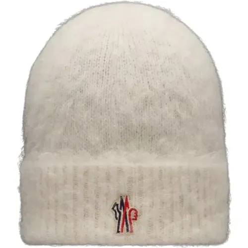 Weiße Mütze aus Wolle und Alpaka - Moncler - Modalova