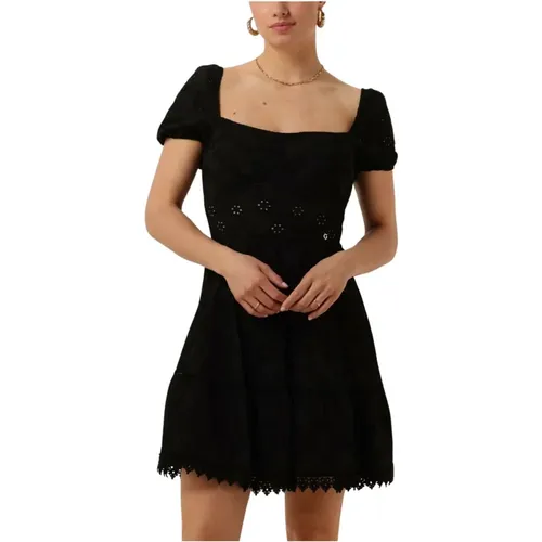 Elegantes Flare Midi Kleid , Damen, Größe: L - Guess - Modalova