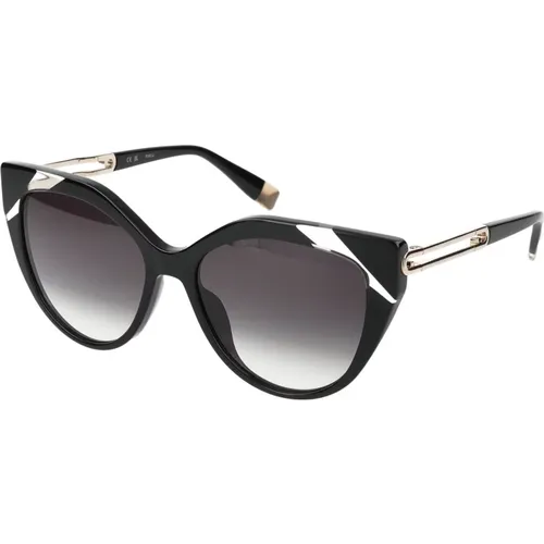 Stylish Sunglasses Sfu683 , female, Sizes: 55 MM - Furla - Modalova