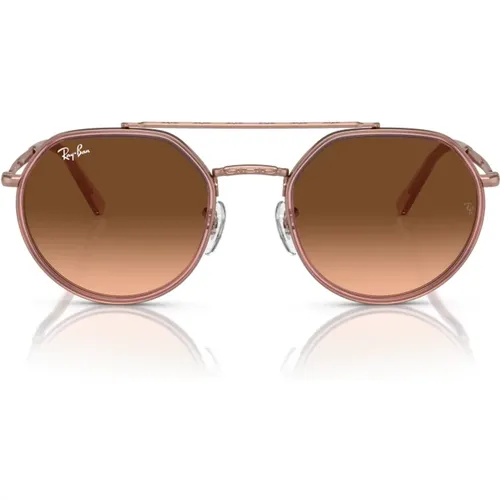 Metal Frame Pink/ Lens Sunglasses , female, Sizes: 53 MM - Ray-Ban - Modalova