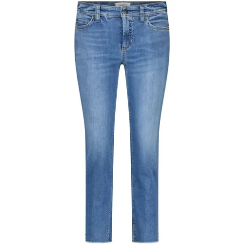 Mid-Waist Skinny Jeans for Women , female, Sizes: XS - CAMBIO - Modalova