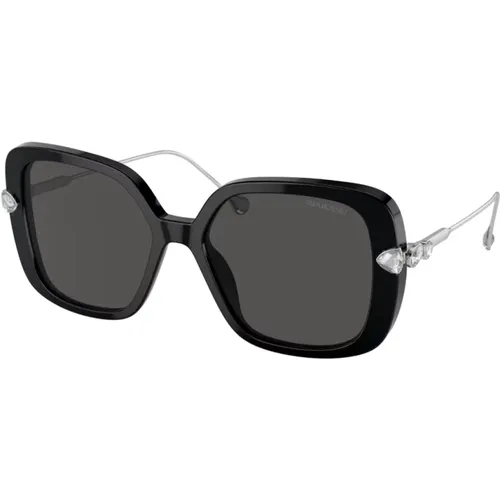 Mode Sonnenbrille Sk6011 , Damen, Größe: 55 MM - Swarovski - Modalova