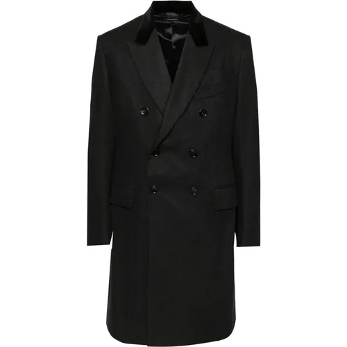 Luxury Wool Cashmere Coat , male, Sizes: 3XL, L - Tom Ford - Modalova