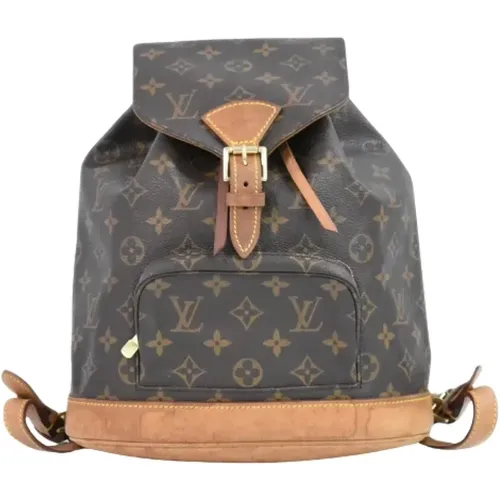 Pre-owned Canvas backpacks , female, Sizes: ONE SIZE - Louis Vuitton Vintage - Modalova