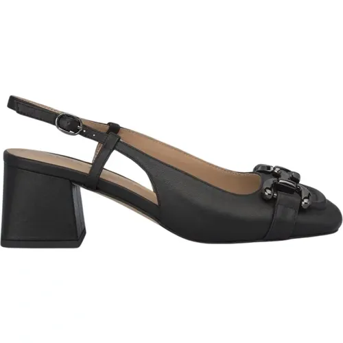 Stirrup Detail Mid-Heel Shoes , female, Sizes: 8 UK, 3 UK, 6 UK, 7 UK - Alma en Pena - Modalova