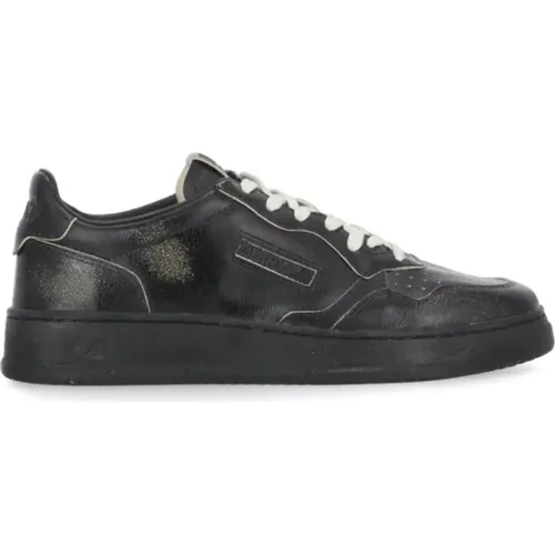 Leather Sneakers Round Toe , male, Sizes: 8 UK - Autry - Modalova