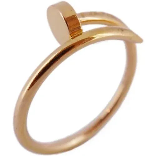 Pre-owned Rose Gold rings , female, Sizes: ONE SIZE - Cartier Vintage - Modalova