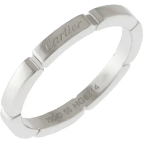 Pre-owned White Gold rings , female, Sizes: ONE SIZE - Cartier Vintage - Modalova