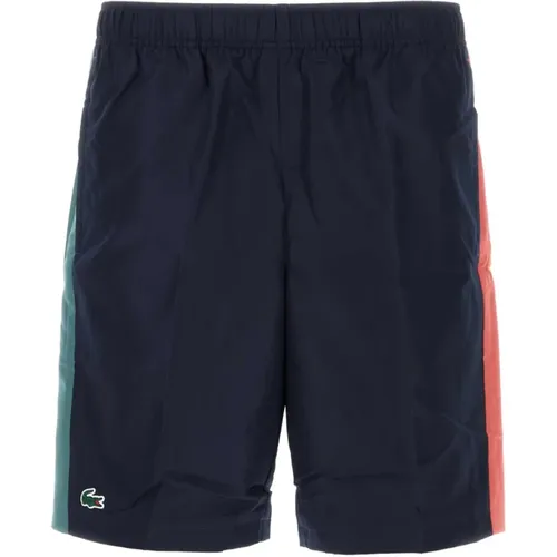 Mitternachtsblaue Bermuda-Shorts , Herren, Größe: 3XL - Lacoste - Modalova