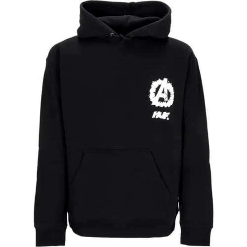 Avengers Cosmic Assemblage Hoodie Schwarz , Herren, Größe: M - HUF - Modalova