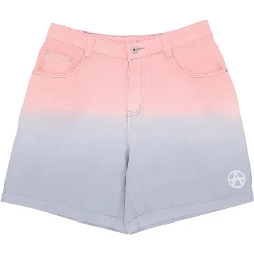 Logo Button Waist Shorts Soft Fit , male, Sizes: M, L, XS, S - Acupuncture - Modalova