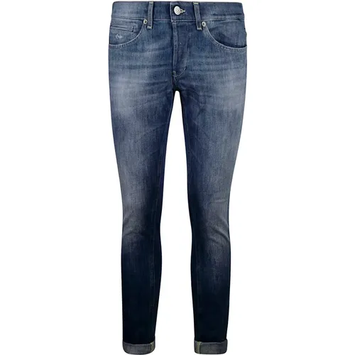George Skinny Fit Jeans in Denim , male, Sizes: W33 - Dondup - Modalova