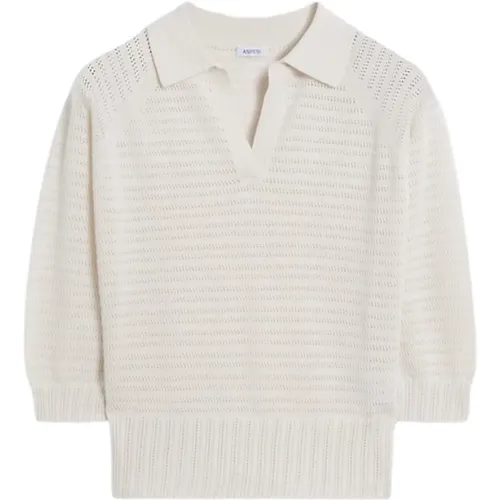 Cotton Pima Polo Shirt , female, Sizes: M, XS - Aspesi - Modalova