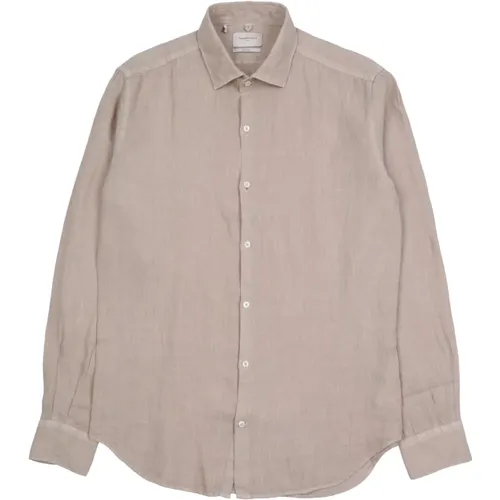 Soft Khaki Shirt , male, Sizes: 4XL, 2XL, L, 3XL, M, S - Brooksfield - Modalova