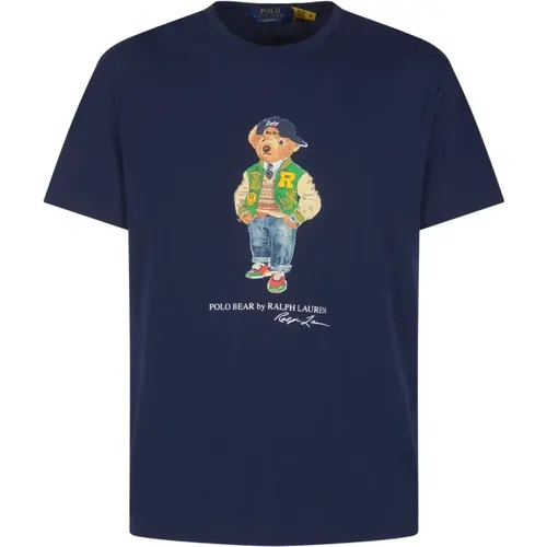 Kurzarm T-Shirt Kollektion , Herren, Größe: M - Polo Ralph Lauren - Modalova