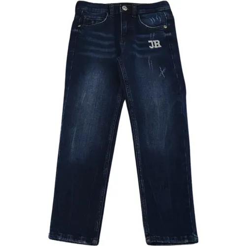 Skinny Jeans mit seitlicher Logo-Stickerei - Richmond - Modalova