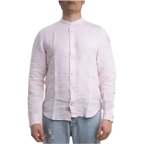 Casual Linen Shirt , male, Sizes: L, M, XL - Blauer - Modalova