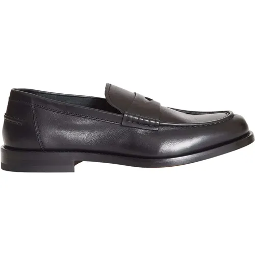 Leather Penny Loafers for Men , male, Sizes: 5 UK, 8 UK, 7 UK, 6 1/2 UK - Doucal's - Modalova