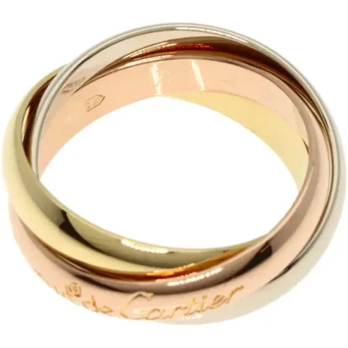 Pre-owned Gold rings , female, Sizes: ONE SIZE - Cartier Vintage - Modalova