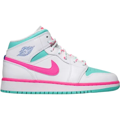 Limited Edition Air Jordan 1 Mid , female, Sizes: 7 UK, 3 1/2 UK, 6 UK, 5 1/2 UK, 4 1/2 UK, 3 UK, 5 UK - Nike - Modalova