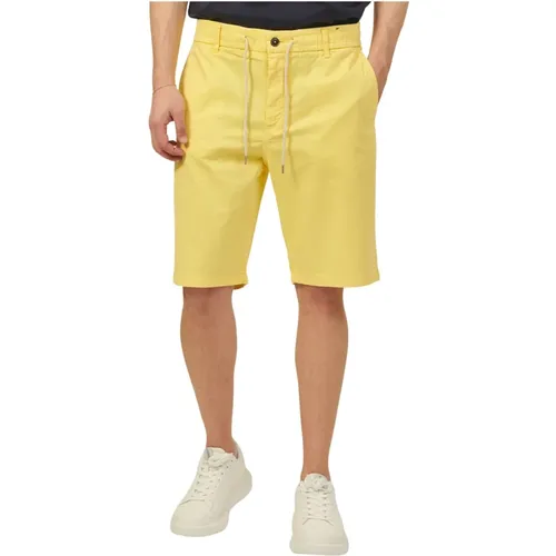 Gelbe Chino Shorts Tapered Fit - Hugo Boss - Modalova