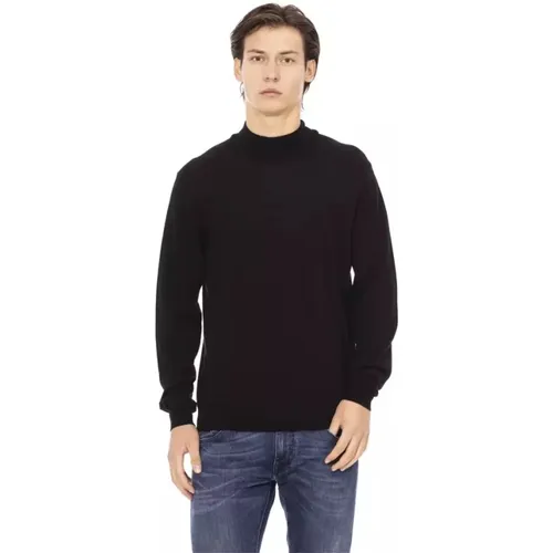 Monogram Turtleneck Sweater , male, Sizes: XL, L, M, S - Baldinini - Modalova