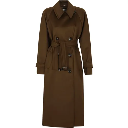 Wool Trench Coat Capes Aw24 , female, Sizes: 2XS - Max Mara - Modalova