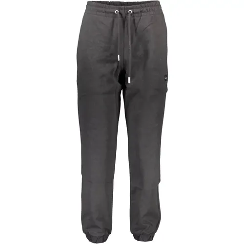 Schwarze Baumwoll-Sport-Hose mit elastischem Bund , Herren, Größe: XL - Calvin Klein - Modalova