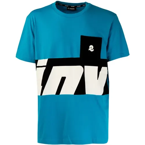 Men's Summer T-Shirt Turquoise/ , male, Sizes: XS, S - Invicta - Modalova